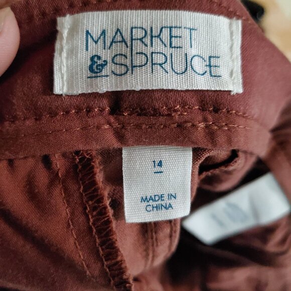 Market & Spruce Jeans Womens Size 14 Mauve Pink Casual Slim Fit Stretch Denim - Picture 2 of 12